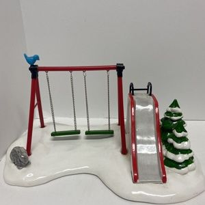 Snow Village department 56 RETIRED 1992 "Winter Playground" #5436-4